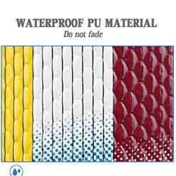 ACXZ Golf Standard Bag for Men Women Children – Golf Cart Bag, Golf Carrying Bag, Waterproof PU Material, Khaki