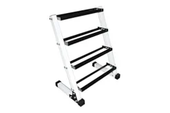 Ader Heavy Duty Dumbbell Set with Rack 35-80 lbs 8 Pairs