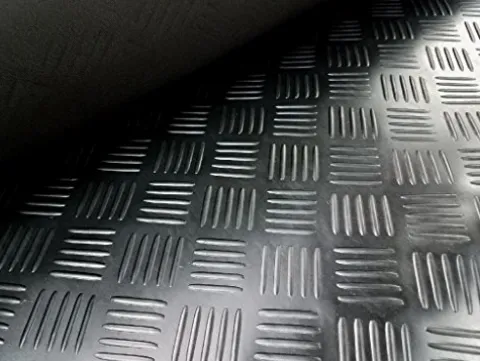 Ader Octagon Rubber Dumbbells Set 5-50LB (400LB) with Rack & Mat Black