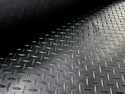 Ader Rubber Dumbbell Set 11 Pairs (2-40lb) w/ 2-Tier 54″ Rack and Mat