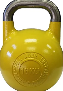 Ader Sporting Goods Ader Pro-grade Int’l Kettlebells Set 14pcs with DVD – 7 Pairs (8-32kg) X2 Rainbow