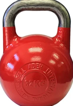 Ader Sporting Goods Ader Pro-grade Int’l Kettlebells Set 14pcs with DVD – 7 Pairs (8-32kg) X2 Rainbow