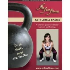 Ader Sporting Goods Ader Premier Kettlebell Set w/DVD & Free Rack Rubber Mat Grey, Black