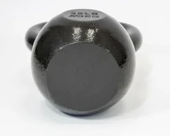 Ader Sporting Goods Ader Premier Kettlebell Set w/DVD & Rack- (4, 6, 8, 10, 12, 16, 20kg) Grey