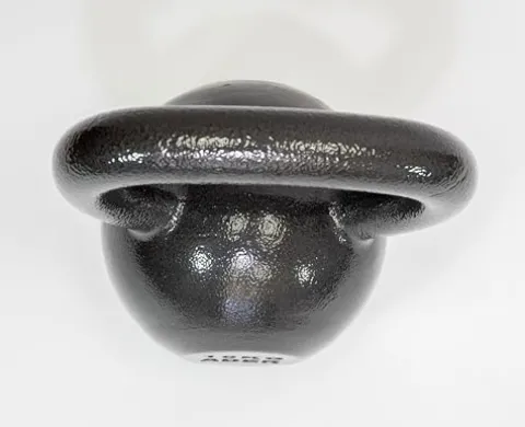 Ader Sporting Goods Ader Premier Kettlebell Set w/DVD & Rack- (4, 6, 8, 10, 12, 16, 20kg) Grey