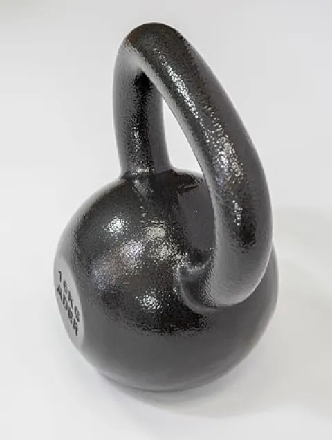 Ader Sporting Goods Ader Premier Kettlebell Set w/DVD & Rack- (4, 6, 8, 10, 12, 16, 20kg) Grey