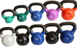 Ader Sporting Goods Ader Vinyl Kettlebell 6 Pcs Set