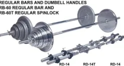 Ader Sporting Goods Olympic Plates w/Bar Gray