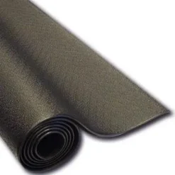 Ader Sporting Goods Rubber Dumbbells Set with Rack and Mat Black/White