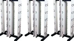 Ader Sporting Goods Rubber Dumbbell Set Black