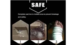 ADIEN DIY Custom Monkey Bobels 36lb Cast Iron Foot Heavy Home Gym Exercise