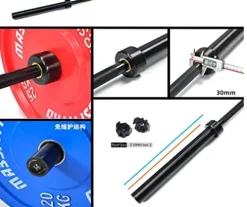 ADIEN Olympic Barbell Shaft 86.6″ Red