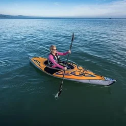 Advance Elements AdvancedFrame Sport Inflatable Kayak AE1017-O Orange/Gold Blue