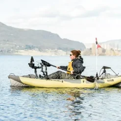 Advance Elements Straitedge Angler Pro Inflatable Fishing Kayak Khaki