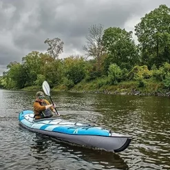 ADVANCED ELEMENTS AdvancedFrame™ Convertible Elite SE Kayak with Pump Light Blue