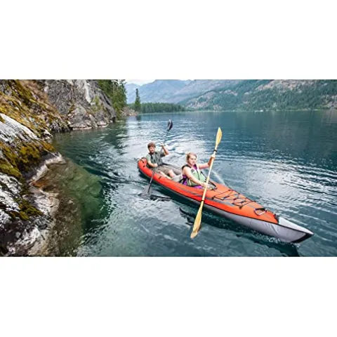 ADVANCED ELEMENTS AE1007-E AdvancedFrame Convertible Elite Inflatable Kayak Red