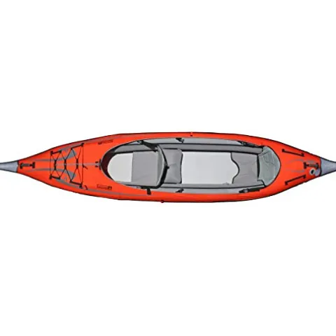 ADVANCED ELEMENTS AE1007-E AdvancedFrame Convertible Elite Inflatable Kayak Red