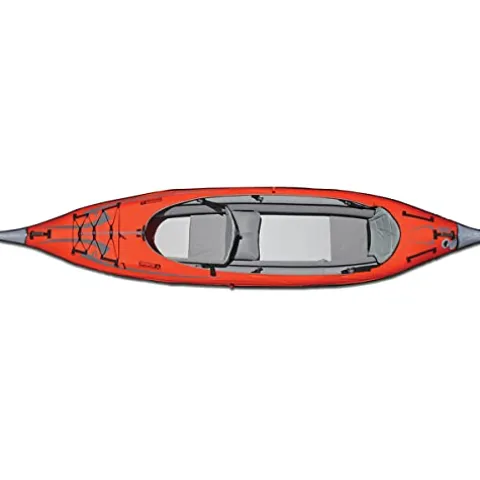 ADVANCED ELEMENTS AE1007-E AdvancedFrame Convertible Elite Inflatable Kayak Red