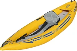 ADVANCED ELEMENTS Attack™ PRO Whitewater Inflatable Kayak 9′ 9″ Yellow