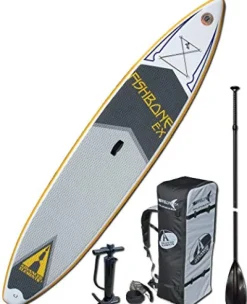 ADVANCED ELEMENTS Fishbone EX Inflatable Stand Up Paddle Board White