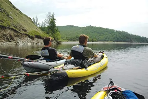 ADVANCED ELEMENTS StraitEdge Inflatable Kayak Yellow/Gray