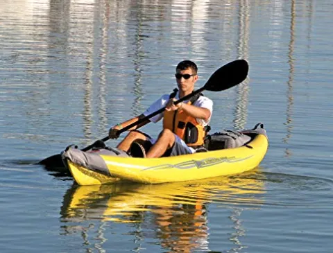 ADVANCED ELEMENTS StraitEdge Inflatable Kayak Yellow/Gray