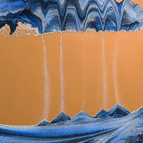 AECEVAN Wall Mount 3D Sand Art Sculpture Purple