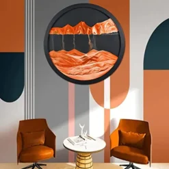 AECEVAN Wall Mount 3D Sand Art Sculpture H