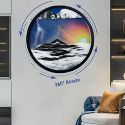 AECEVAN Wall Mount 3D Sand Art Sculpture H