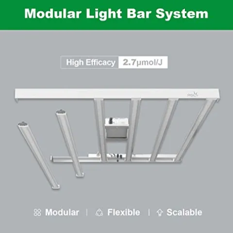 AGL V6-Pro Full Spectrum LED Grow Light for Hydroponics
