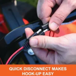 Agri-Fab 45-0627 Zero Turn Mower Electric Spreader 125 lb Hopper Capacity Black