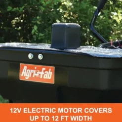 Agri-Fab 45-0627 Zero Turn Mower Electric Spreader 125 lb Hopper Capacity Black