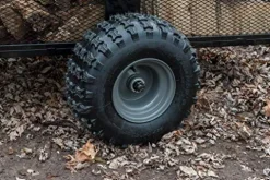 Agri-Fab 1,250-Pound ATV/UTV Swivel Steel Dump Cart Orange/Black