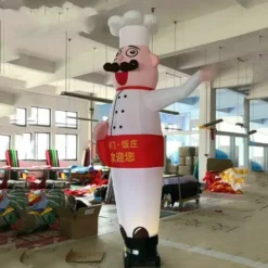 Air Dance Star Inflatable Chef Lights Dancing Balloon Doll Arch