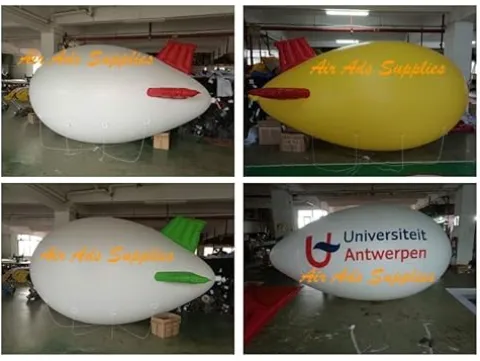 Air-Ads Supplies Giant Inflatable Advertising Blimp White