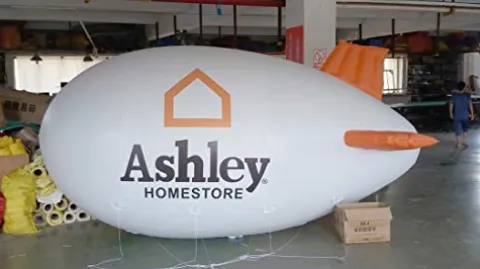 Air-Ads Supplies Giant Inflatable Advertising Blimp White