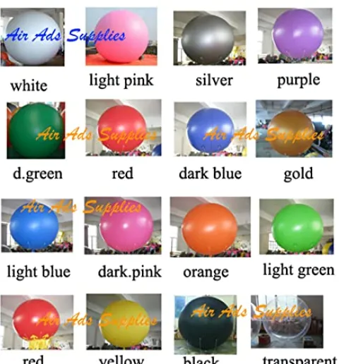 Air-Ads Supplies Giant Inflatable Advertising Blimp White