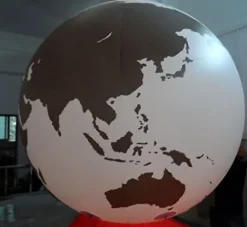 Air-Ads Supplies Giant Inflatable Globe Map Balloon 11ft PVC