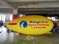 Air-Ads Supplies Giant Inflatable Advertising Blimp 16ft PVC