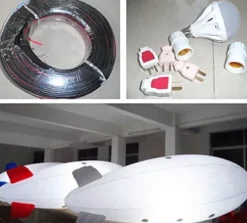 Air-Ads Supplies Giant Inflatable Advertising Blimp 16ft PVC