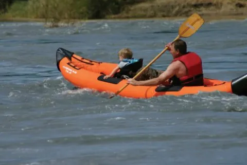 AIRHEAD Montana Kayak Two Person Inflatable Kayak White