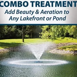 Airmax EcoSeries Floating Fountain Kit with 1/2 HP Pump and Nozzles Blue