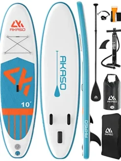 AKASO Inflatable Stand-Up Paddleboard Green