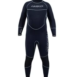 AKONA Mens 7mm Cold Water Full Suit Quantum Stretch Neoprene Medium Long