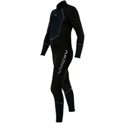 AKONA Men’s 3mm Full Suit Quantum Stretch Neoprene Large