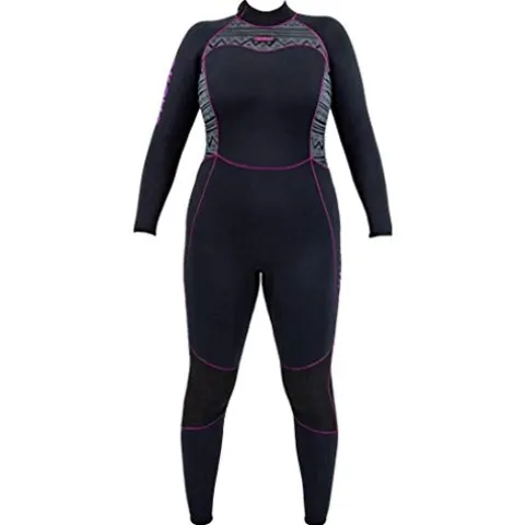 AKONA Women’s 5mm Full Suit Quantum Stretch Neoprene Magenta