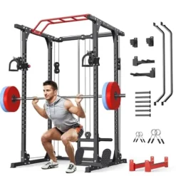 AKYEN Power Cage with Adjustable Cable Crossover System Black-01