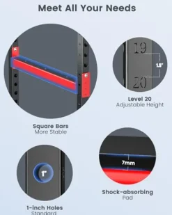 AKYEN Power Cage with Adjustable Cable Crossover System Black-01