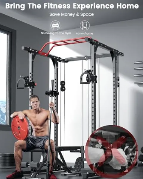 AKYEN Power Cage with Cable Crossover System Black