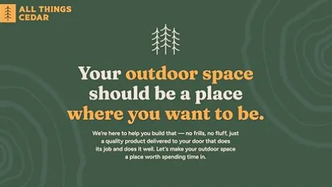 All Things Cedar PA96 Garden Arbor Red – 6-Ft Handcrafted Wooden Trellis for Climbing Plants, Easy Assembly, Weather Resistant